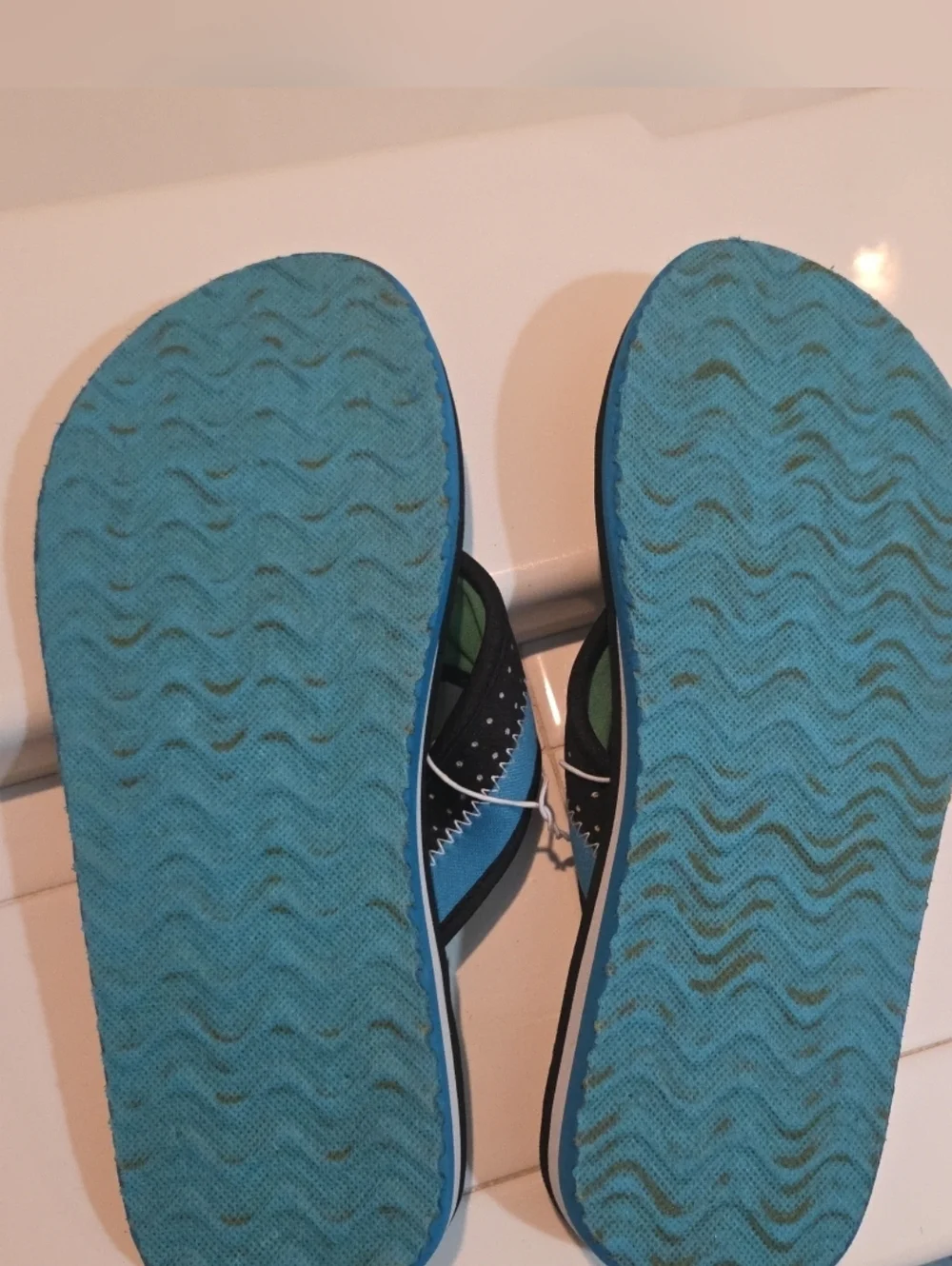 New With Tags Nautica Men's Torstein Flip Flop Royal Blue Size 8